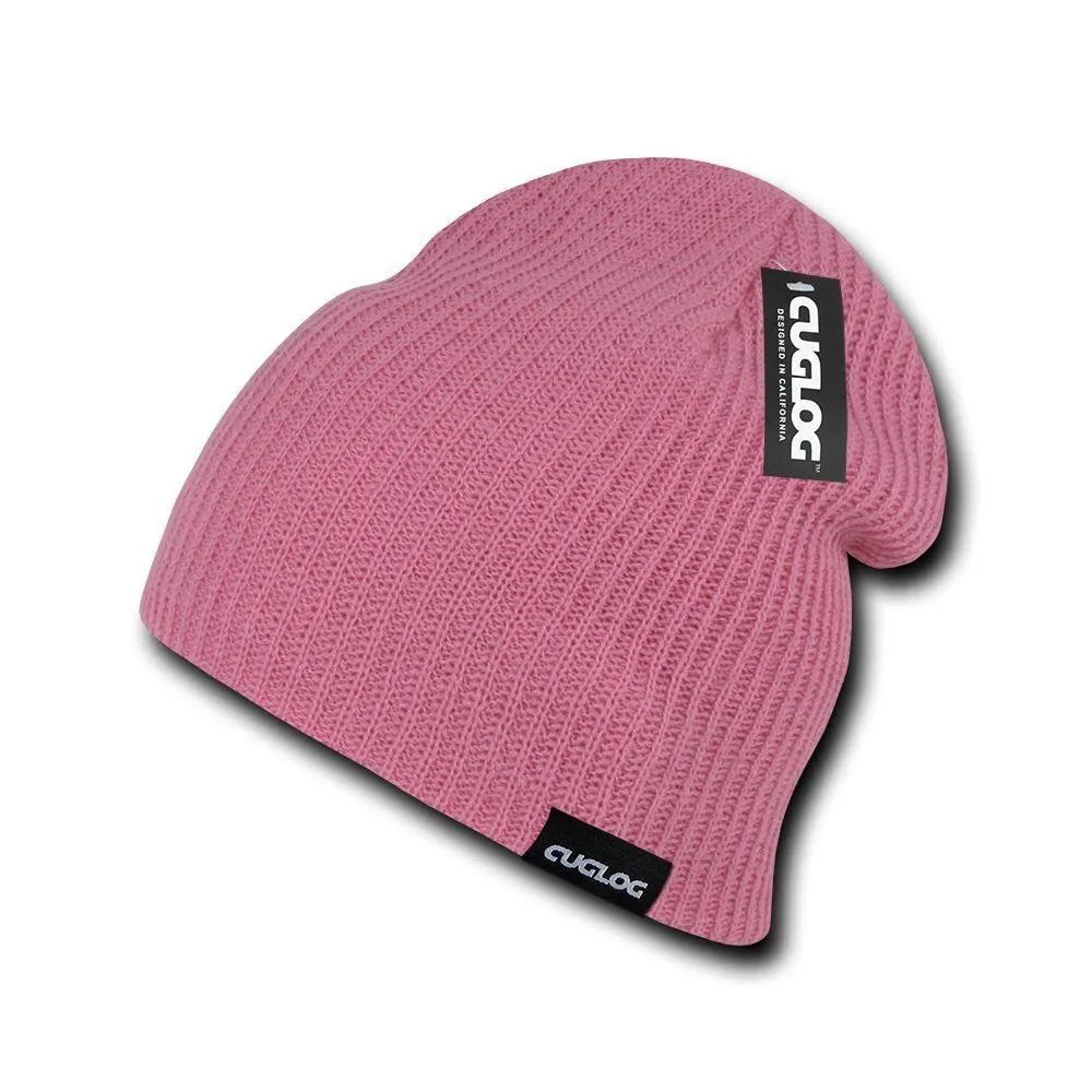1 Dozen Cuglog Uluru Slouched Beanies Classic Knit Wholesale Lots