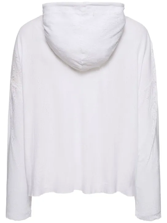 1017 Alyx 9sm   Destressed cotton hoodie 