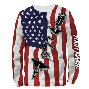 3D Bow Hunting Arrow Custom Sweatshirt Hoodie Shirts For Bowhunters Of America