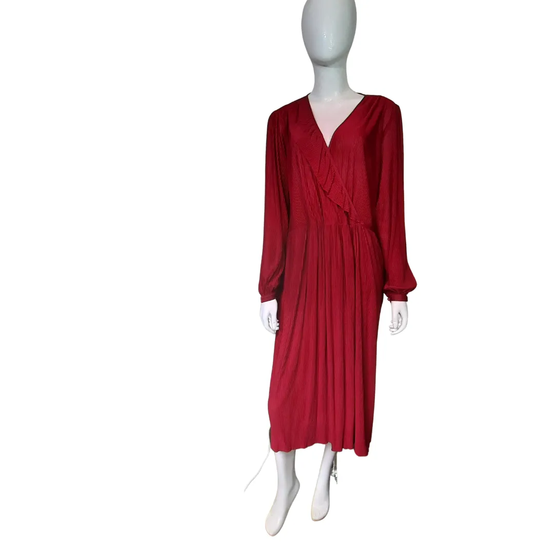 70s Vintage Lolita Blousan Dress Size L