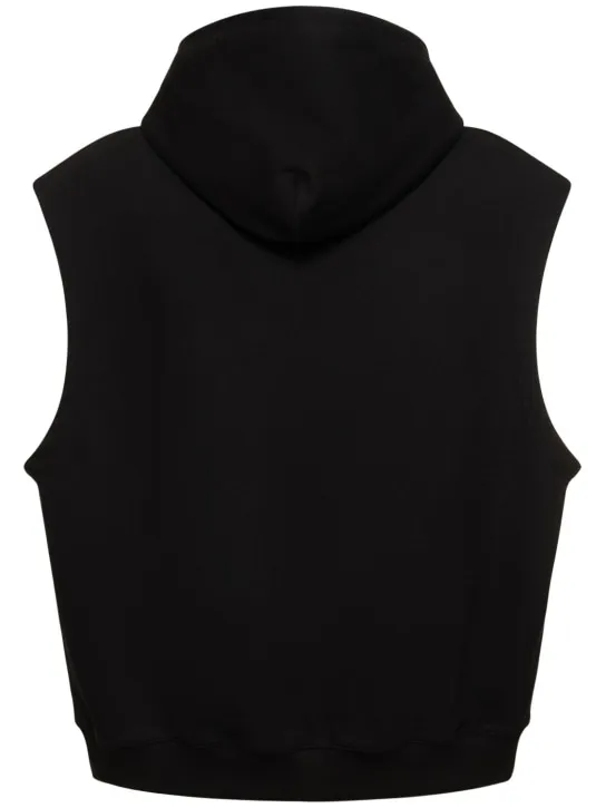 After Pray   Sleeveless printed hoodie 