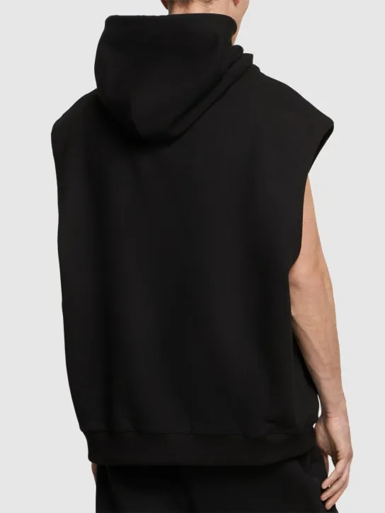After Pray   Sleeveless printed hoodie 