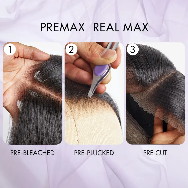 AiryFit Scalp Care Wigs | Silky Blunt Cut Bob Snugfit Glueless Minimalist HD Lace Short Wig Pre-Cut Lace