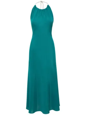 Alexandre Vauthier   Viscose knit halter neck long dress 