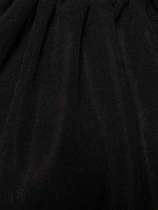 Alexandre Vauthier   Viscose knit halter neck long dress 