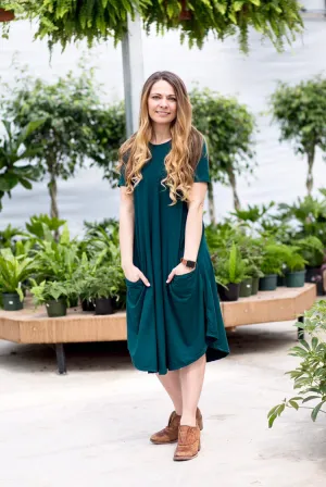 April Dress Peacock