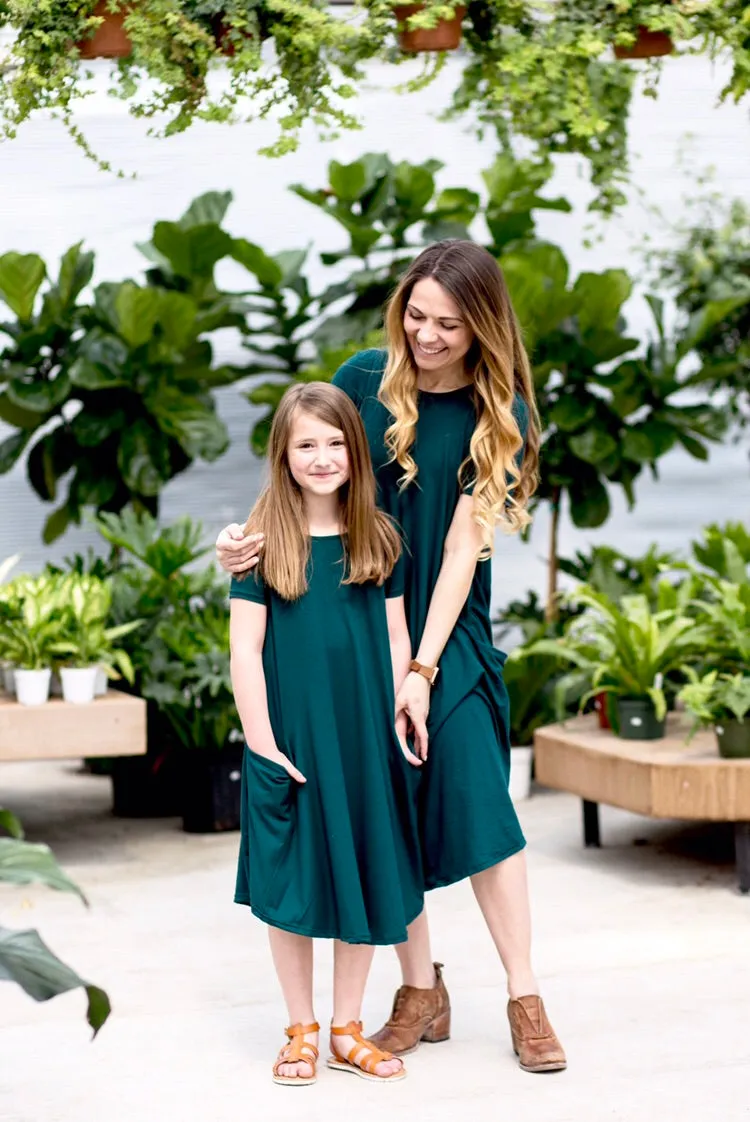 April Dress Peacock