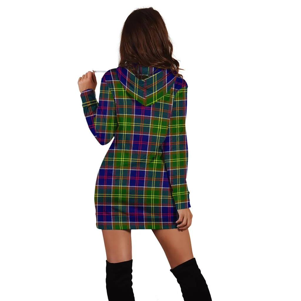 Arnott Tartan Hoodie Dress with Family Crest