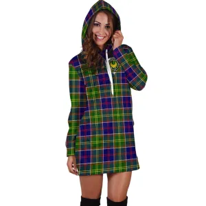 Arnott Tartan Hoodie Dress with Family Crest