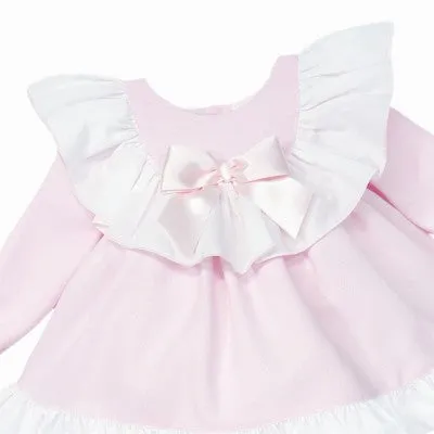 Baby Pink Puff Bow Dress