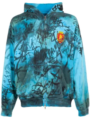 Balenciaga   Cotton zip-up hoodie 
