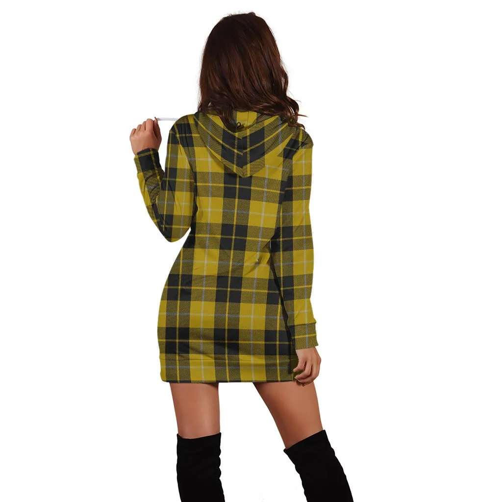 Barclay Dress Tartan Hoodie Dress with Family Crest