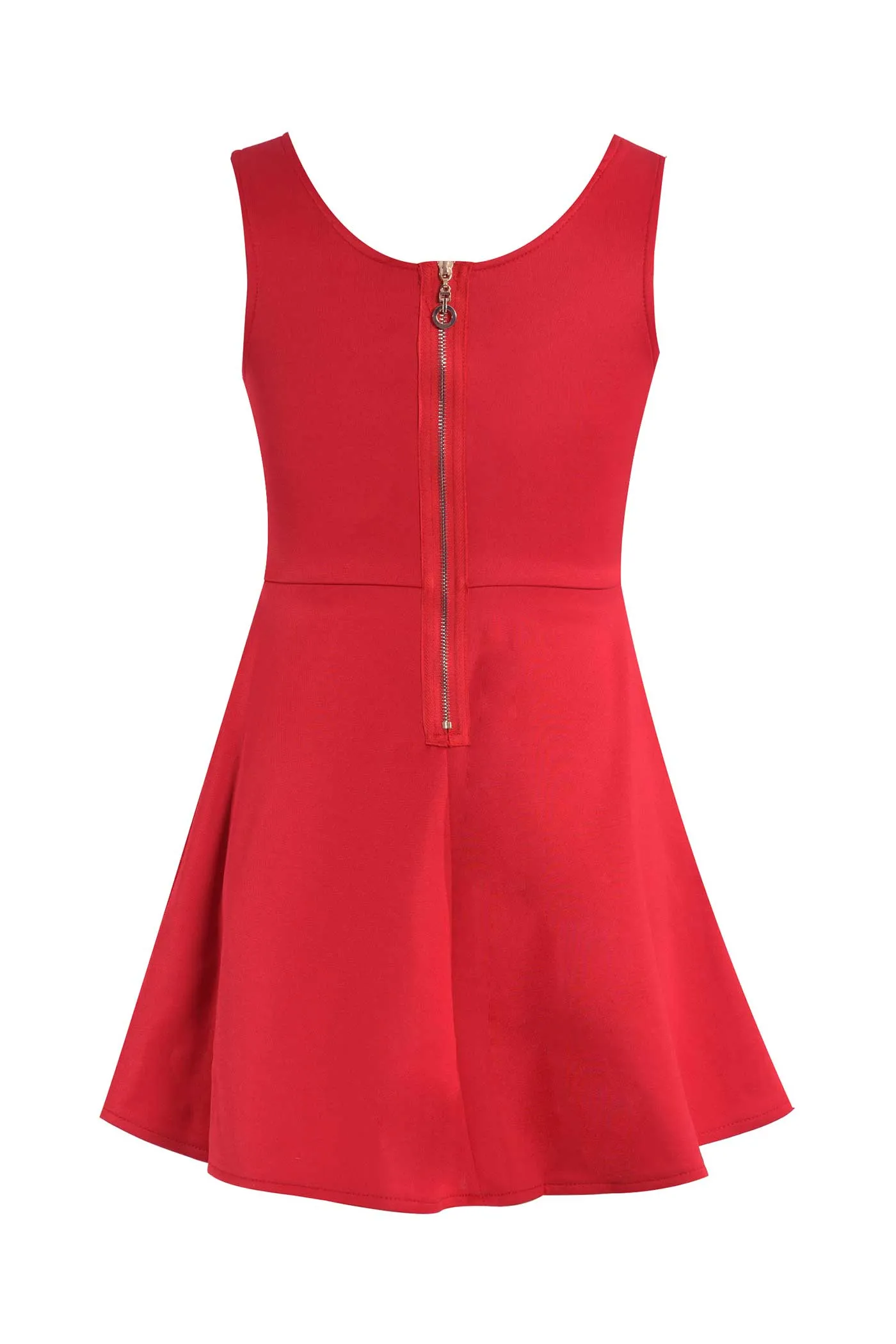 Big Girls Sleeveless Ruffle Dress