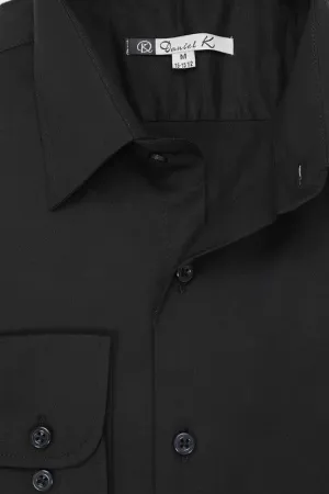 Black Long Sleeve Dress Shirt