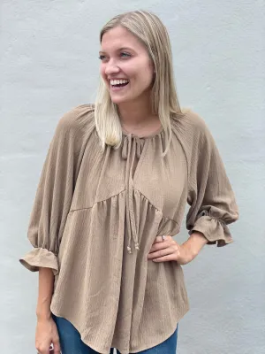 Blank Space Top | Taupe