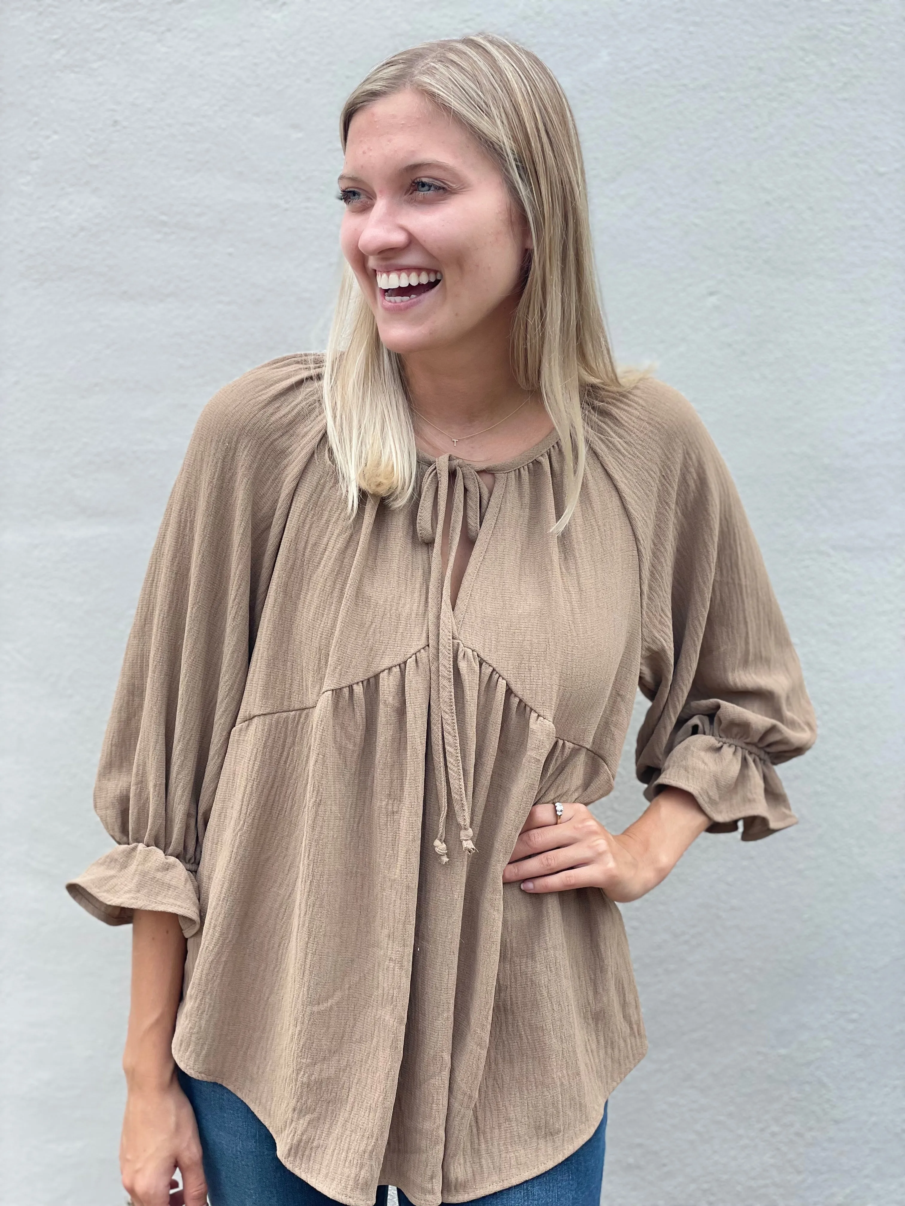 Blank Space Top | Taupe