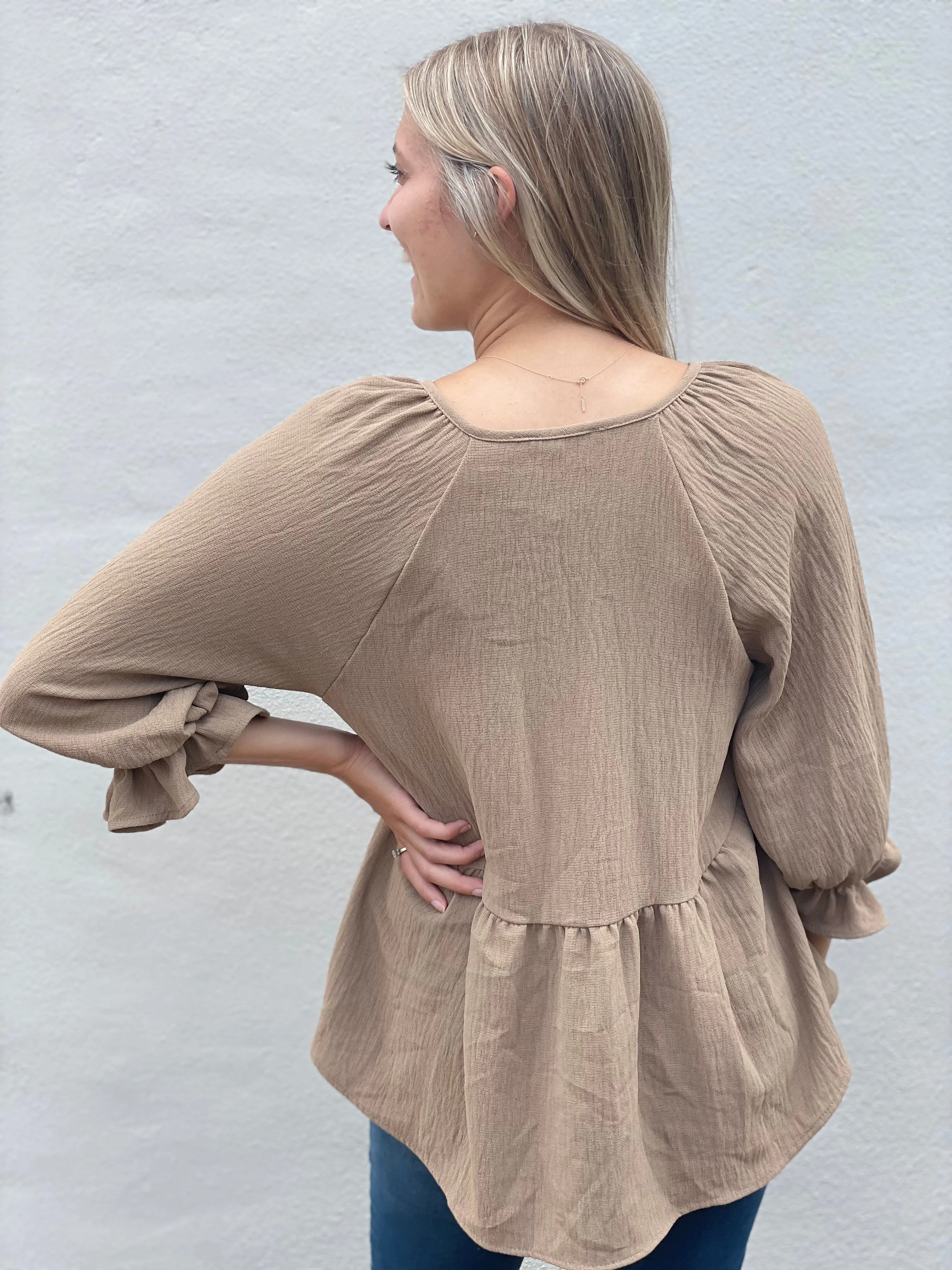 Blank Space Top | Taupe