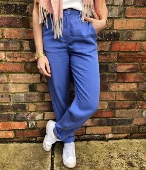 Blue Tencel Trousers Seconds Blue Tencel Trousers Seconds