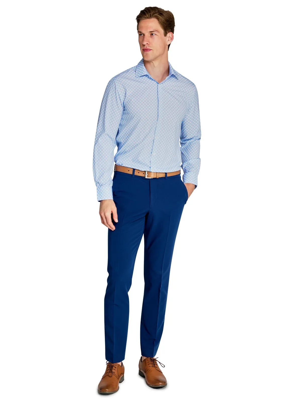Checkered Performance Dress Shirt
