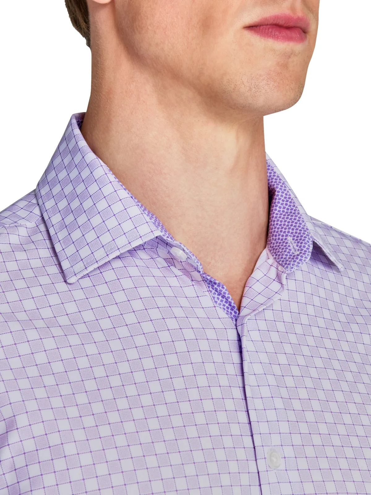 Checkered Performance Dress Shirt
