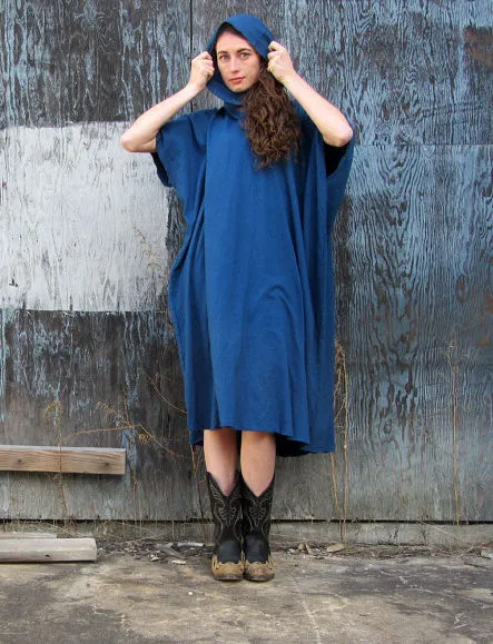 Chunky Cowl Below Knee Kaftan