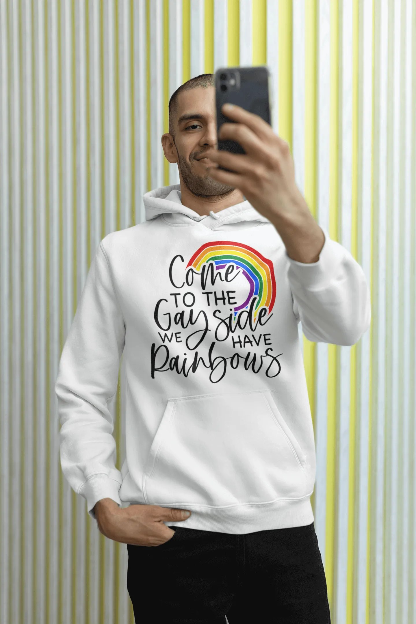 Come To The Gay Side | LGBT  Merch | Unisex Gay Pride Hoodie