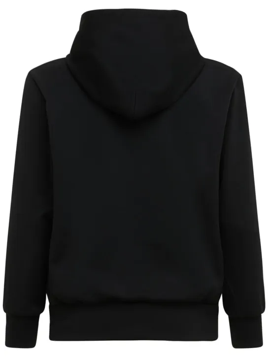 Comme des Garçons Play   Mini heart patch jersey hoodie 