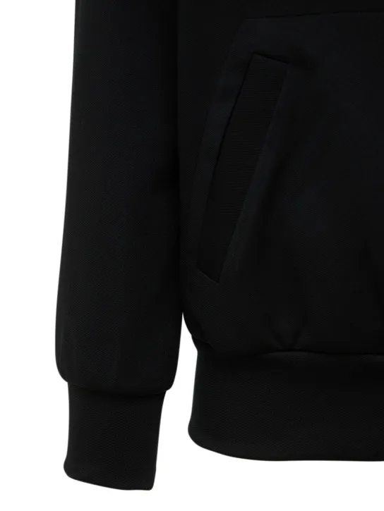 Comme des Garçons Play   Mini heart patch jersey hoodie 
