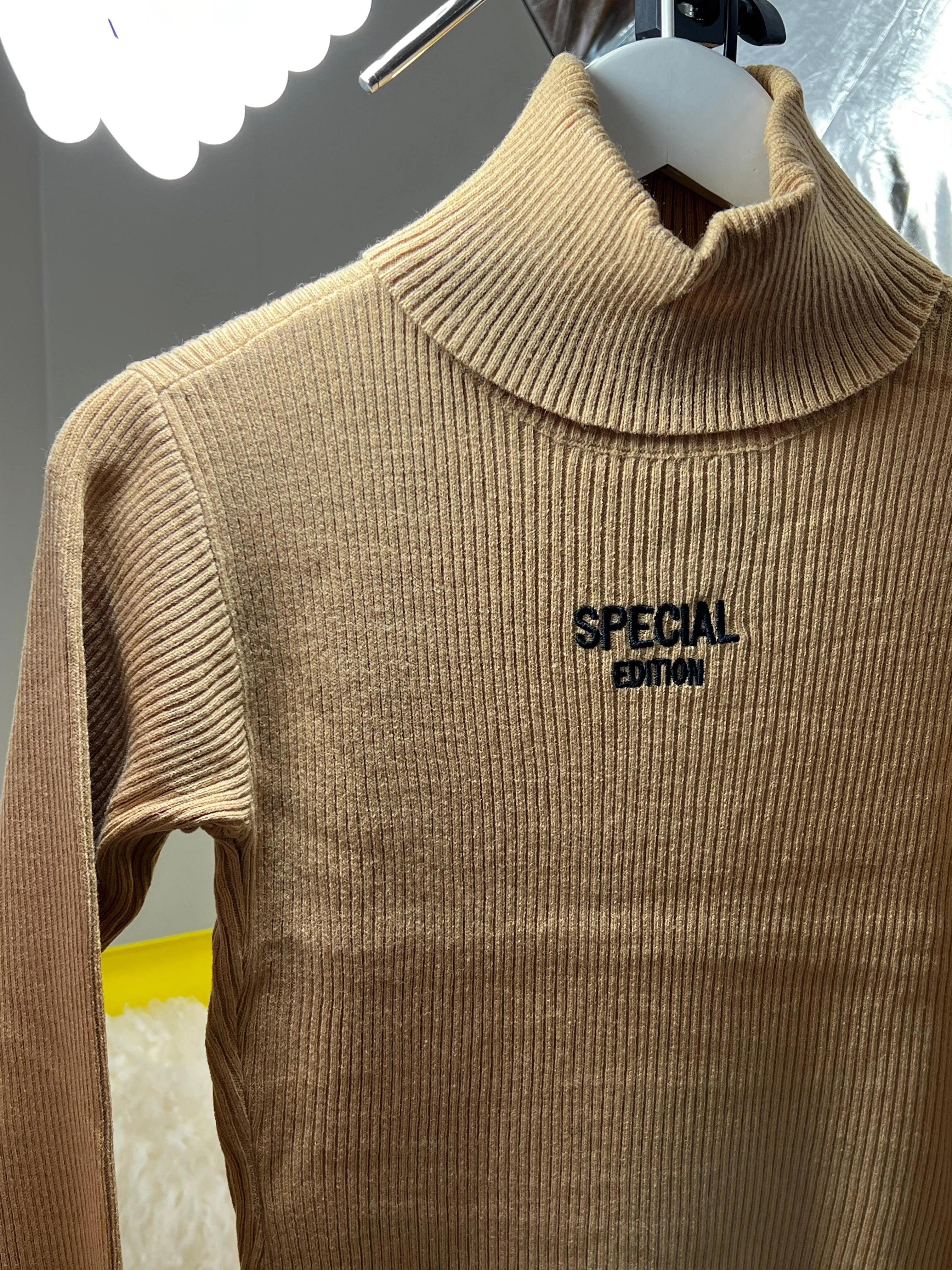Day & Night Turtle  Neck Dress With Front Logo