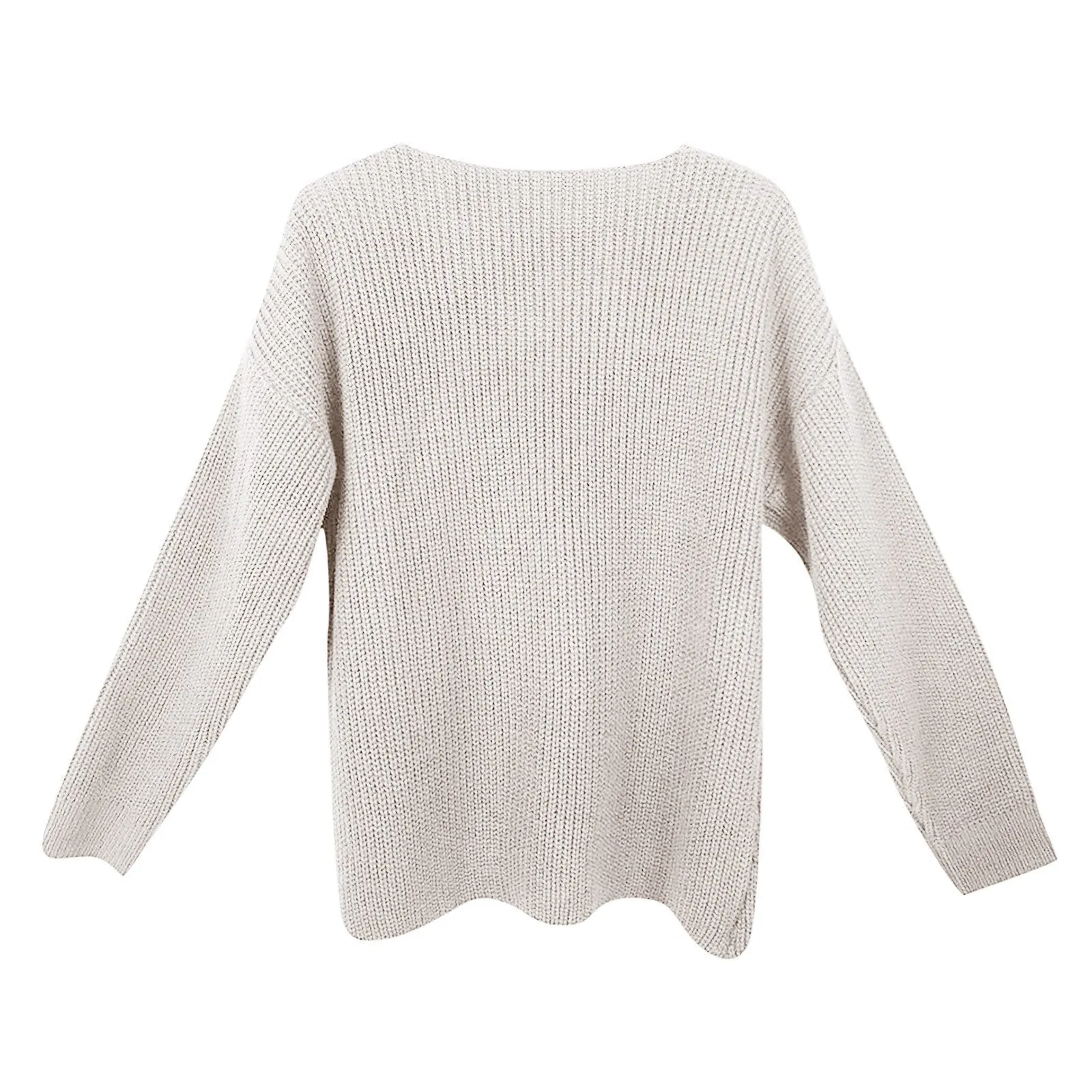 Dunnmall Fashion Sexy Fashion V-neck Knitted Sweater