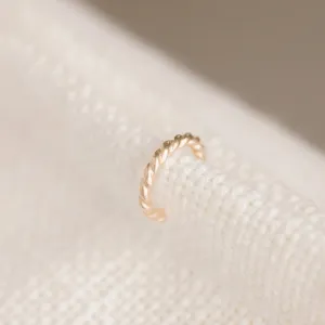 Ear Cuff Earrings - No Pierce Earrings- Twist Design