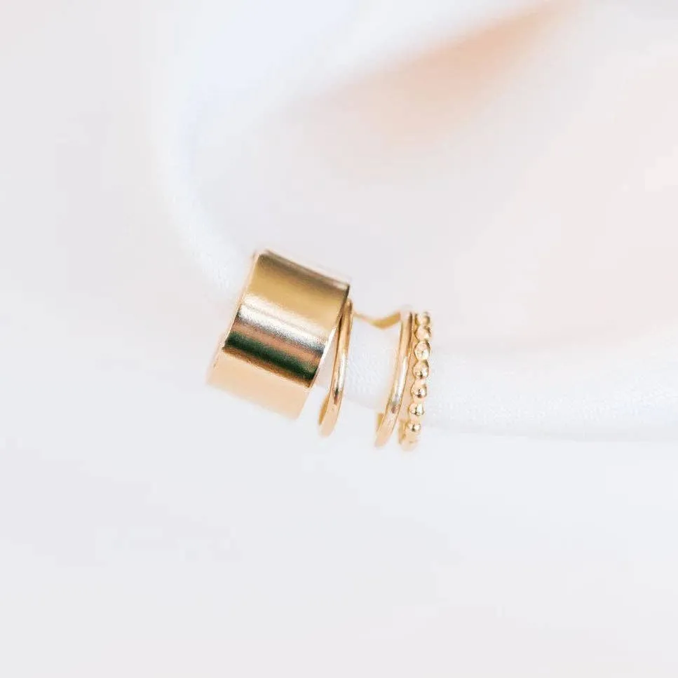 Ear Cuff Earrings - No Pierce Earrings- Twist Design