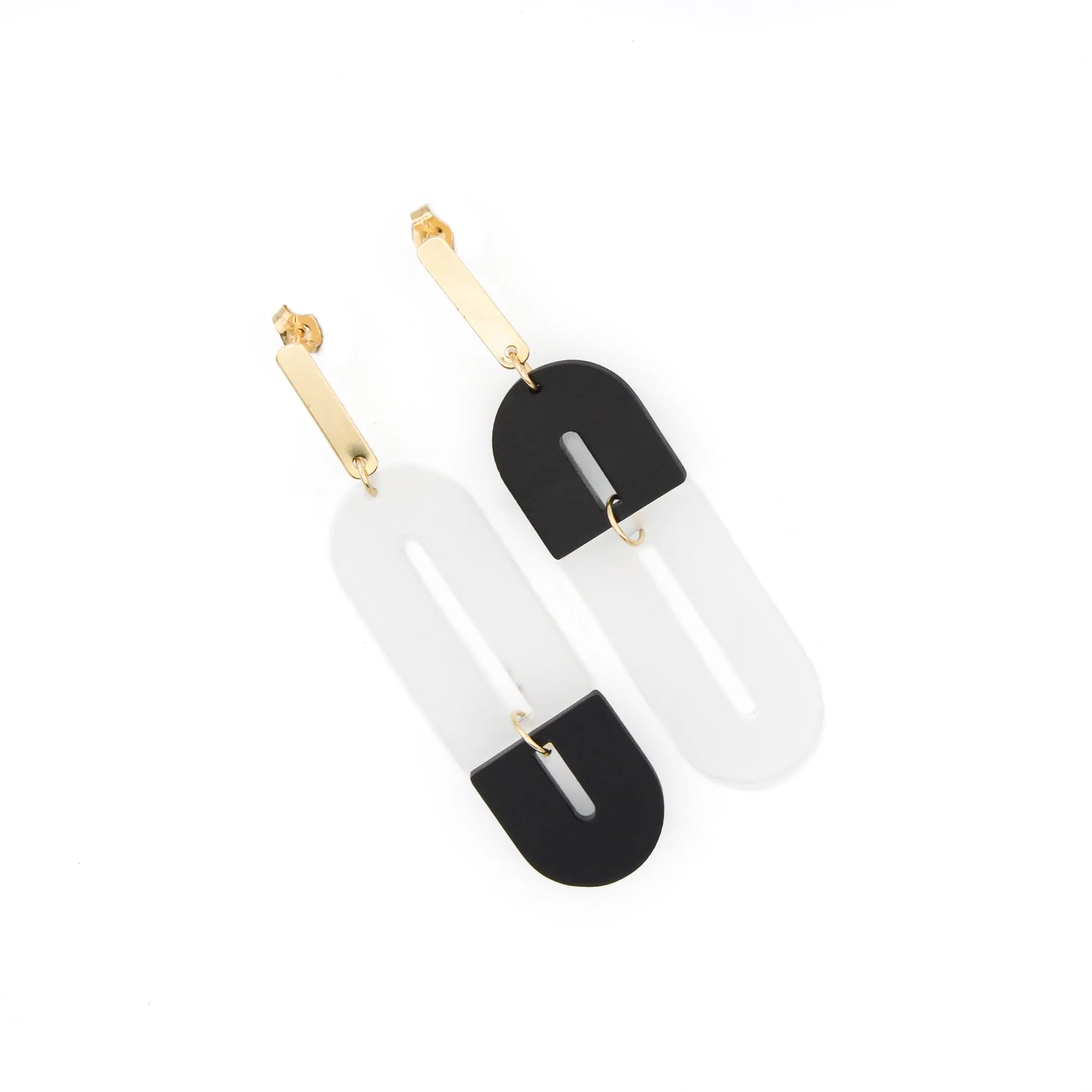 Ebba Earring · Minimalist Double Arch