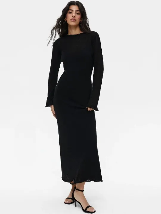 Elbira Light Knit Tissue Maxi Dress