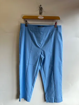 First Avenue 12 Blue Seam Detail Crop Trousers - 2408