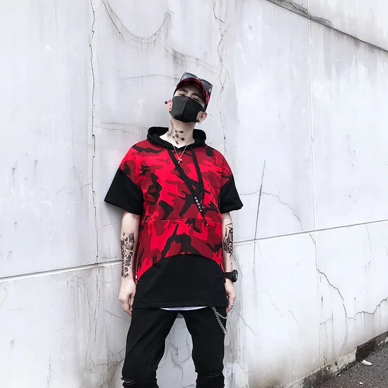 Flossed camouflage hoodie