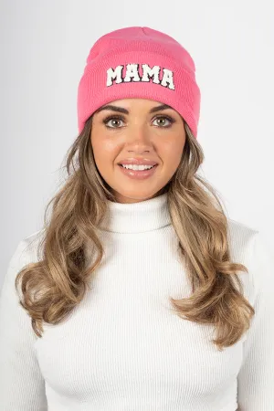 FWBB3181 - MAMA Chenile Patch Beanie