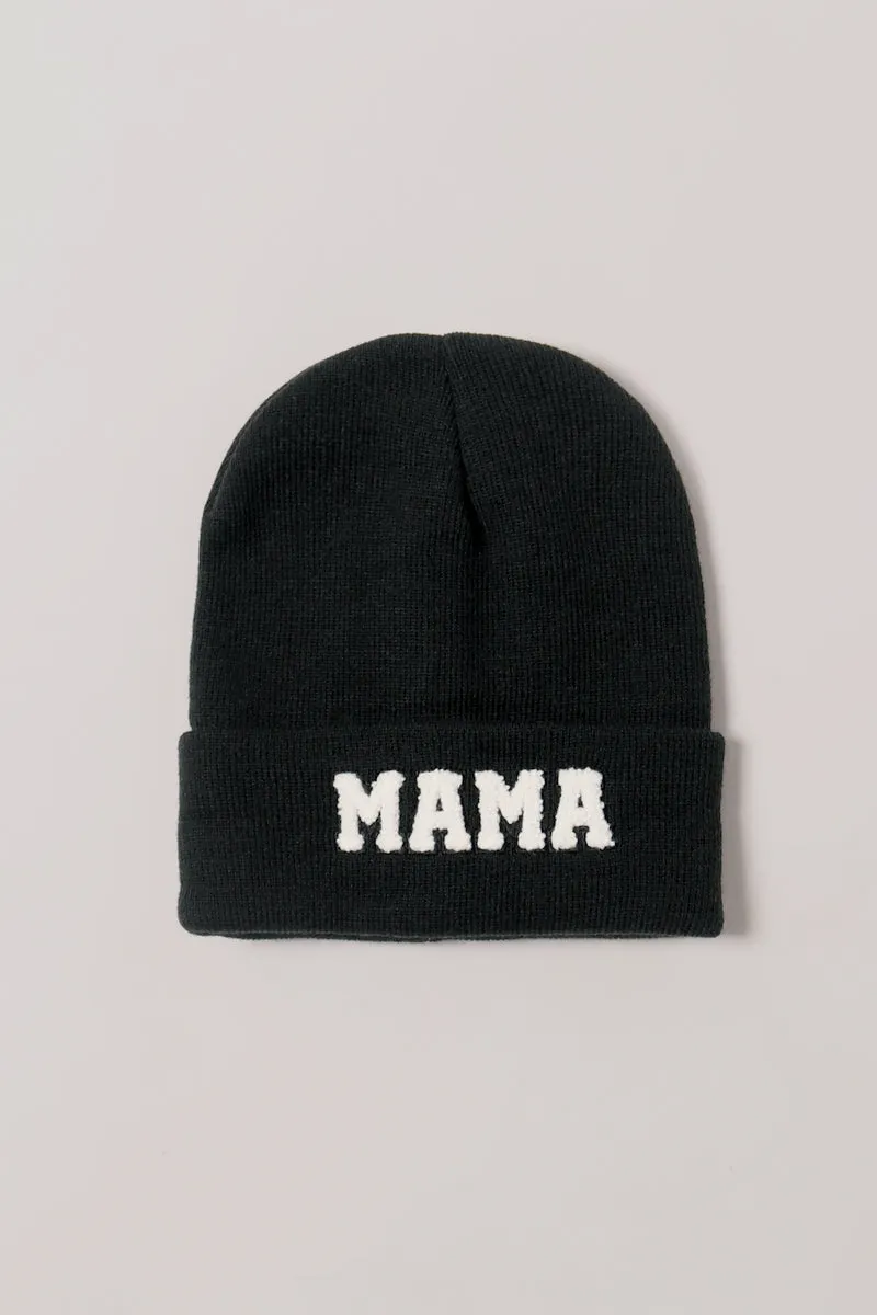 FWBB3181 - MAMA Chenile Patch Beanie