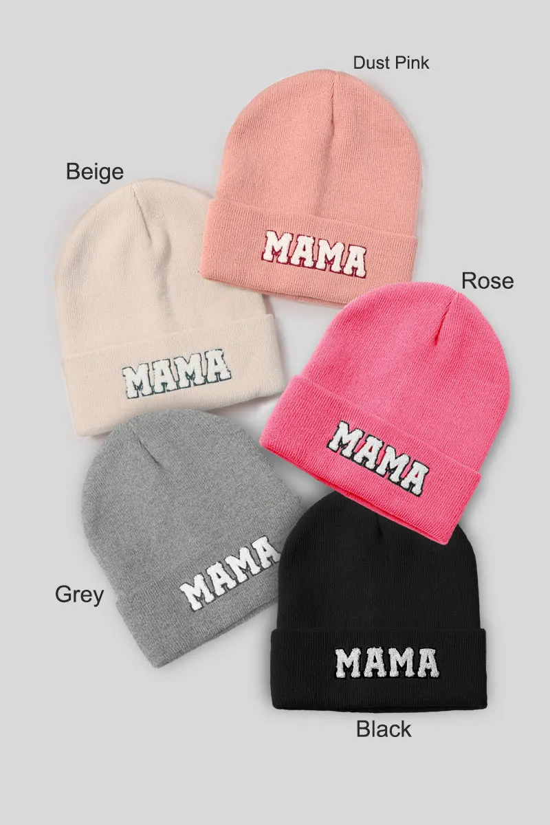 FWBB3181 - MAMA Chenile Patch Beanie