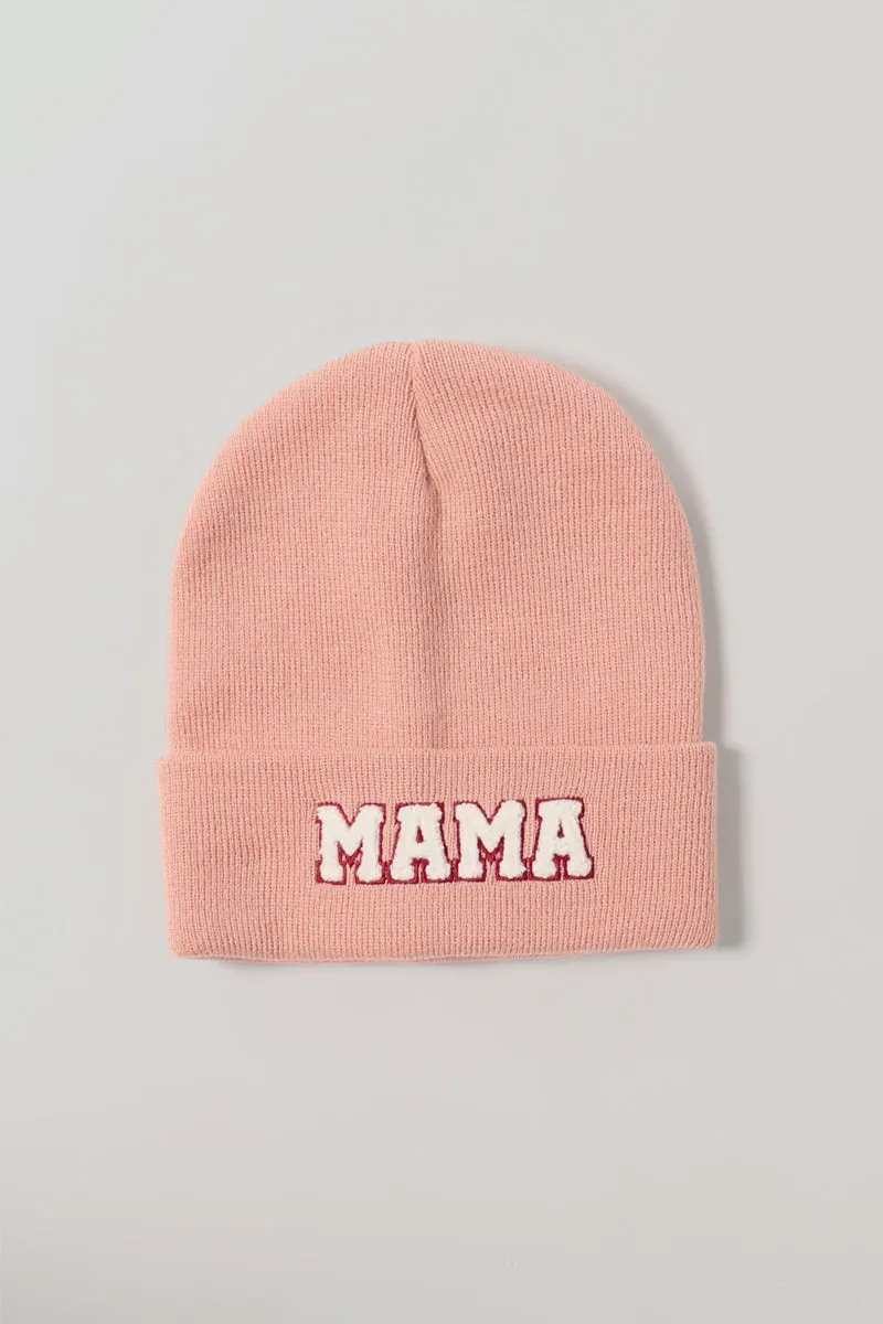 FWBB3181 - MAMA Chenile Patch Beanie