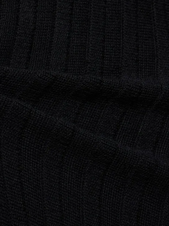 Gabriela Hearst   Menil wool blend rib knit midi dress 