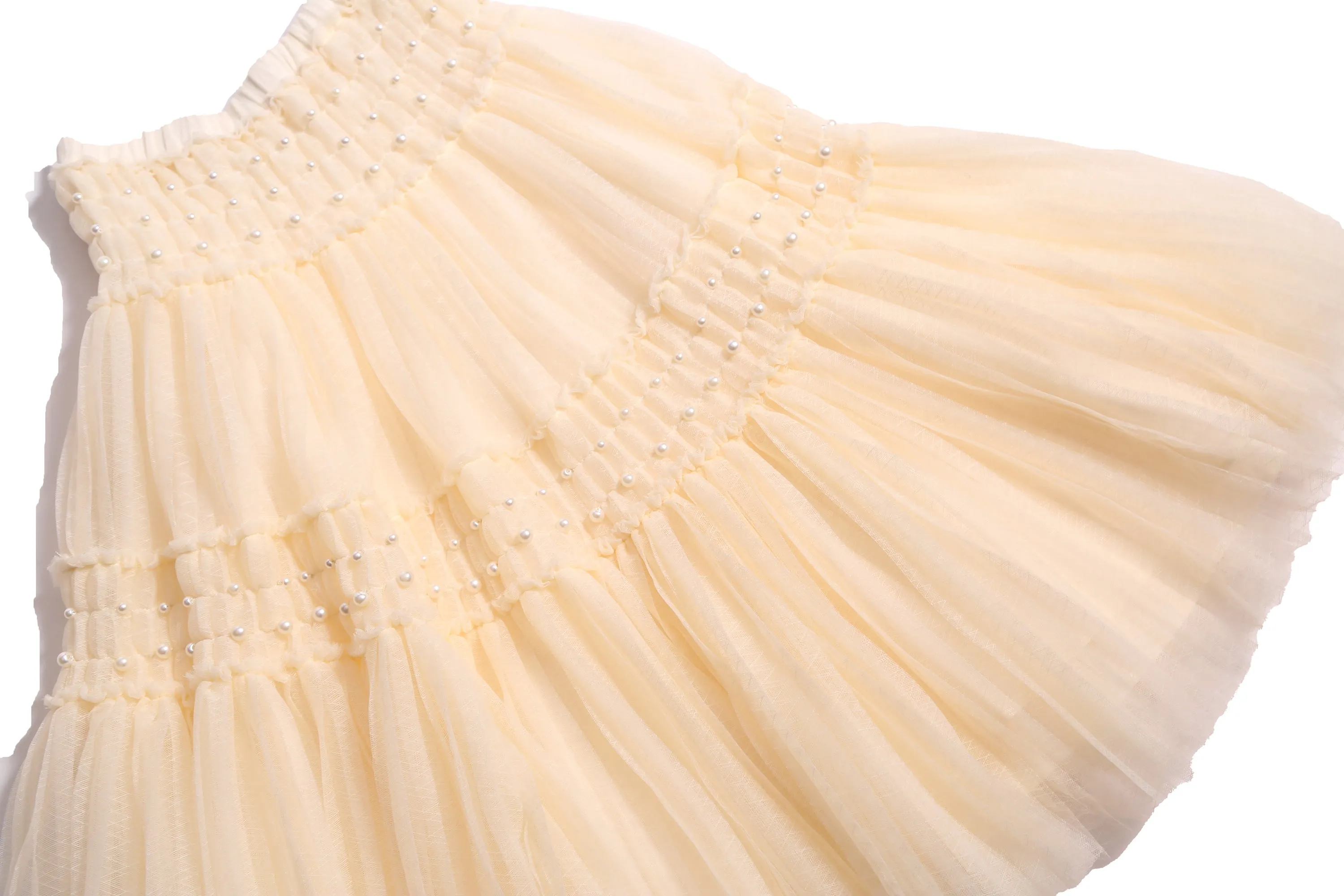 GAEL CRUSH PLEATED MAXI SKIRT