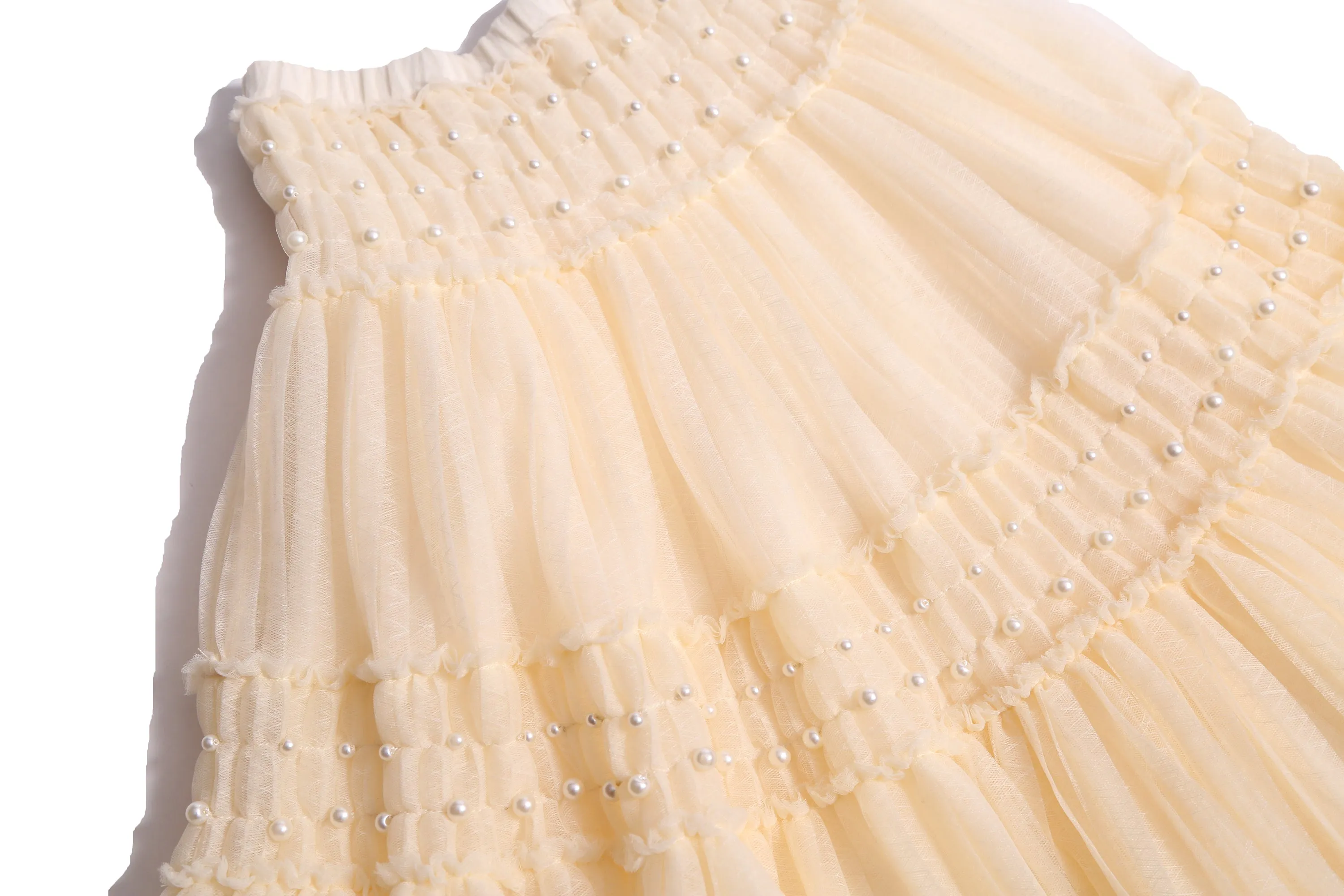 GAEL CRUSH PLEATED MAXI SKIRT