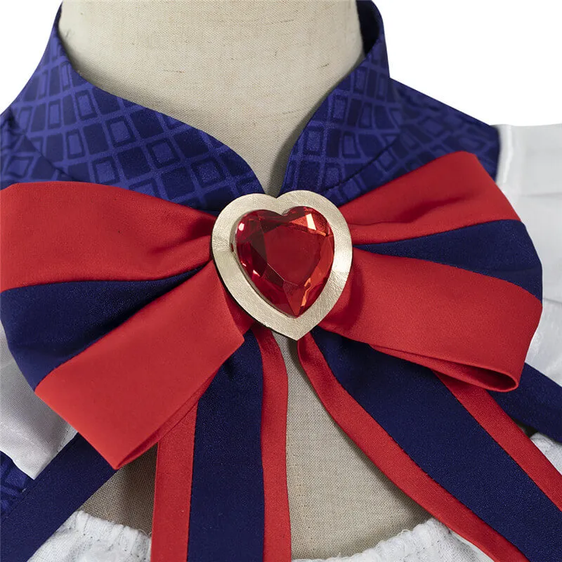 Game Arena of Valor Coffee Maid Dress Lovely Sexy Daji Dress Blue Maid Cosplay Costume