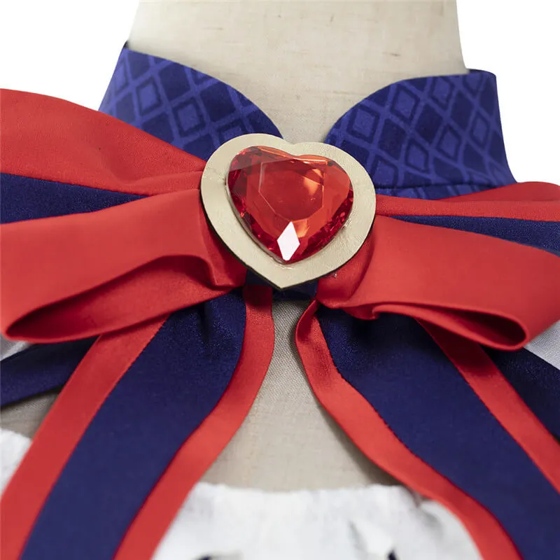 Game Arena of Valor Coffee Maid Dress Lovely Sexy Daji Dress Blue Maid Cosplay Costume