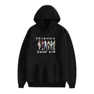 GRAPHIC PRINT HOODIE WITH ANIME LOGO