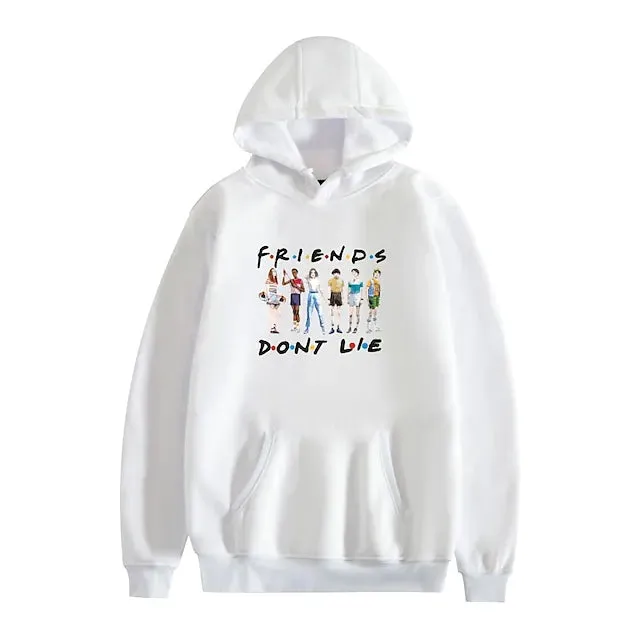 GRAPHIC PRINT HOODIE WITH ANIME LOGO