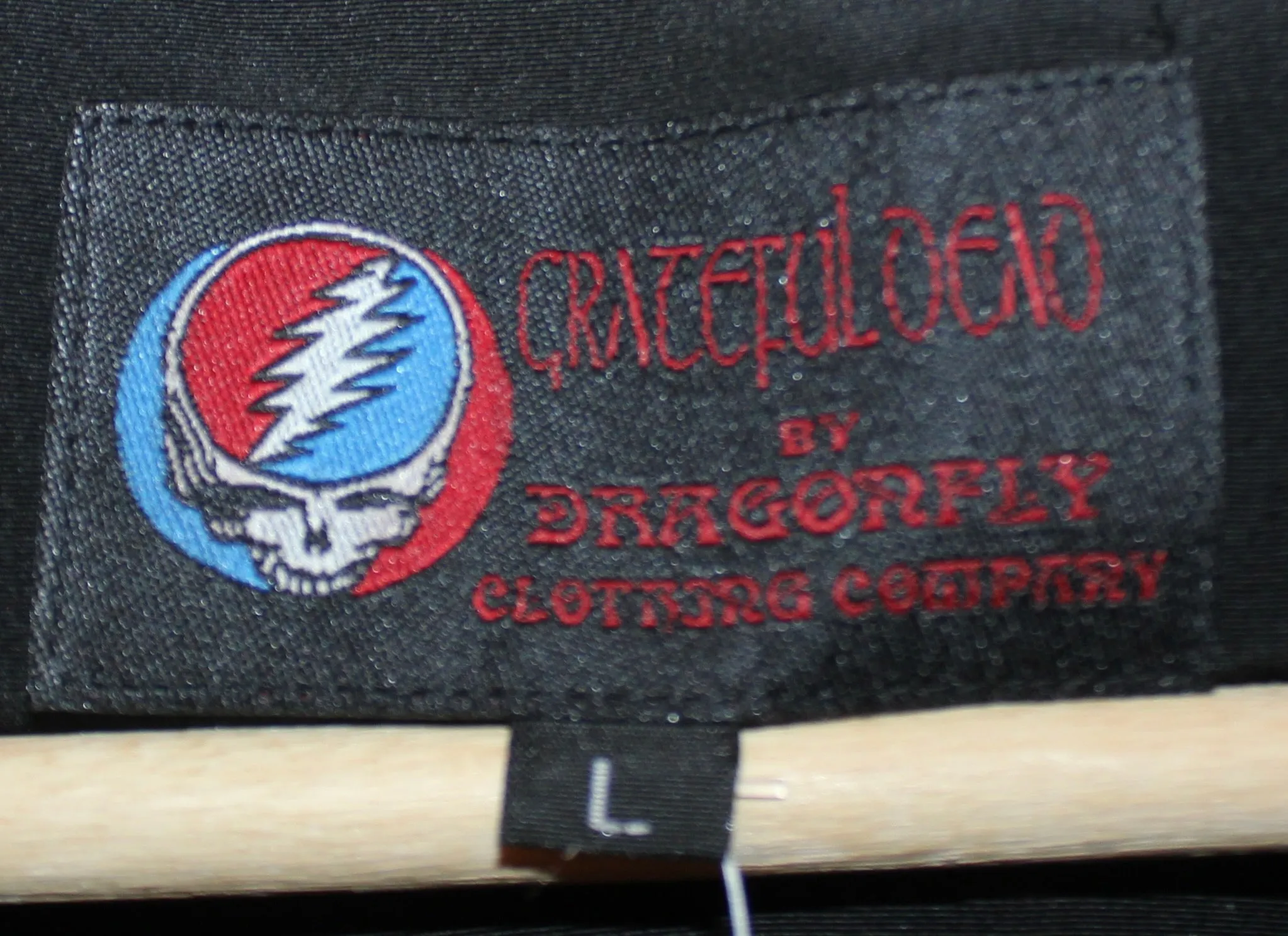 Grateful Dead Space Your Face DragonFly Button-Up Shirt: L