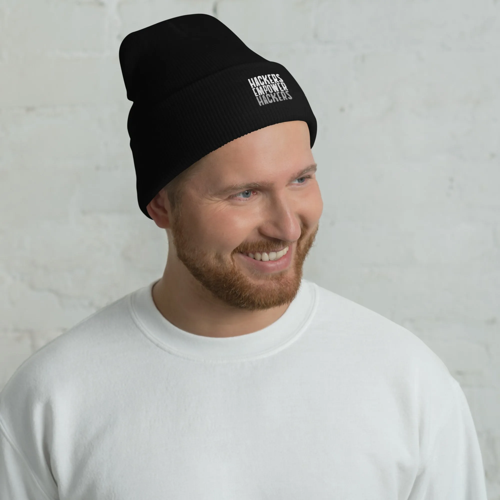 Hackers Empower Hackers - Cuffed Beanie