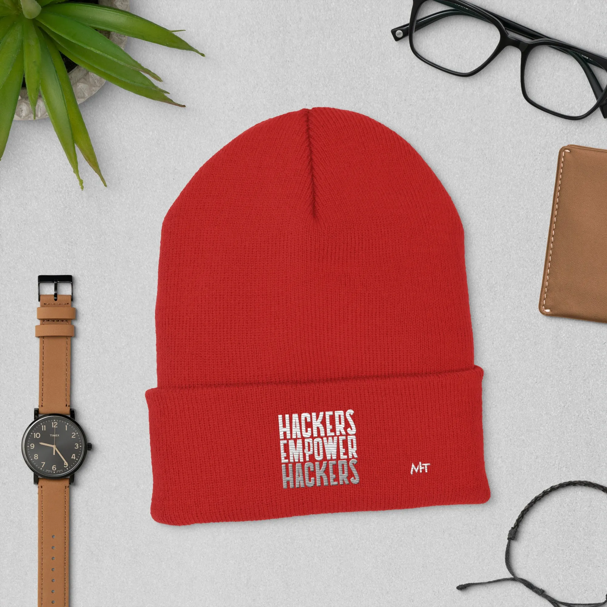 Hackers Empower Hackers - Cuffed Beanie
